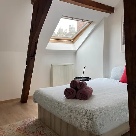 公寓 Historic Centre Duplex - Ghent Belfry & St Nicholas Church View *